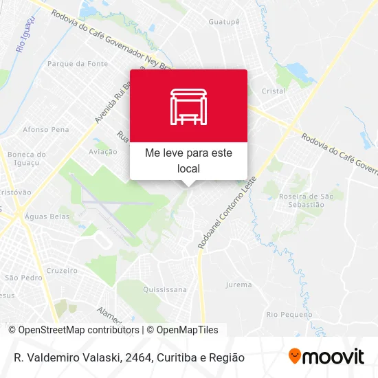 R. Valdemiro Valaski, 2464 mapa