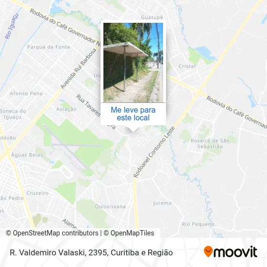 R. Valdemiro Valaski, 2395 mapa