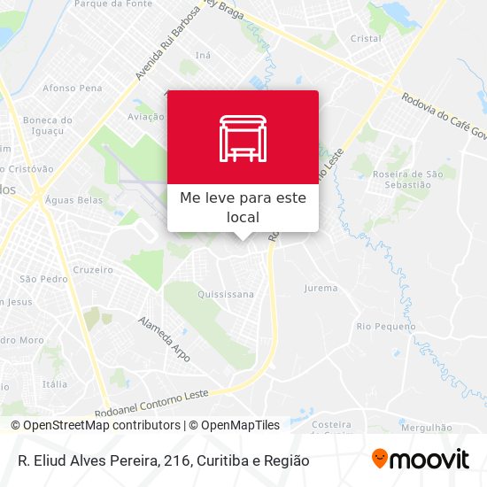 R. Eliud Alves Pereira, 216 mapa