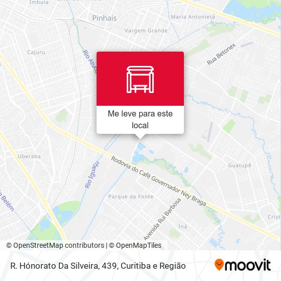 R. Hónorato Da Silveira, 439 mapa