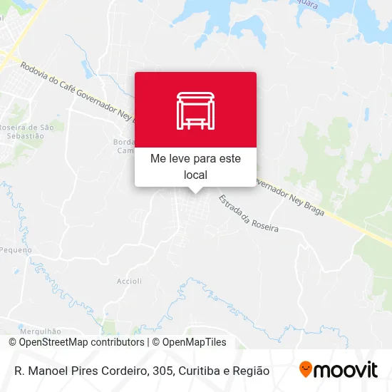 R. Manoel Pires Cordeiro, 305 mapa