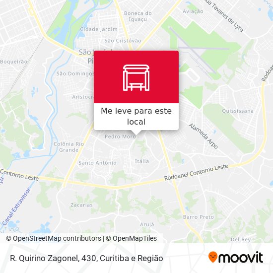 R. Quirino Zagonel, 430 mapa