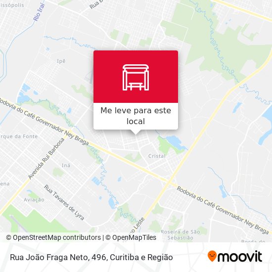 Rua João Fraga Neto, 496 mapa