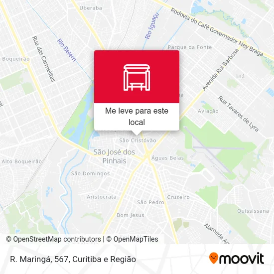 R. Maringá, 567 mapa