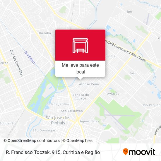 R. Francisco Toczek, 915 mapa