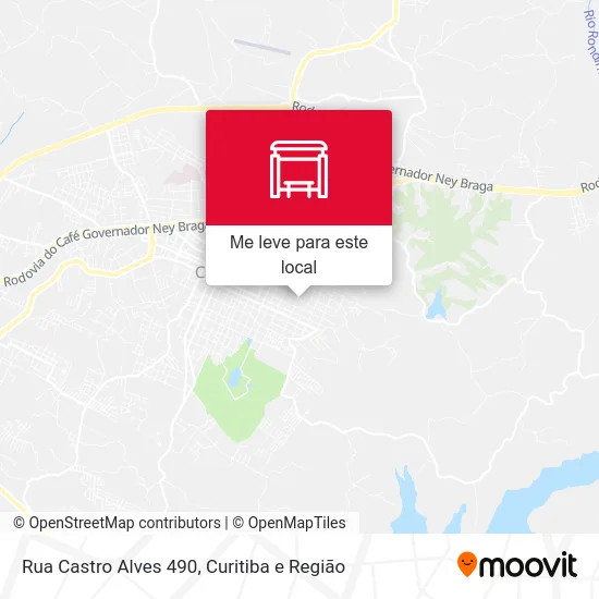 Rua Castro Alves 490 mapa