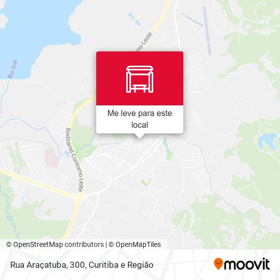 Rua Araçatuba, 300 mapa