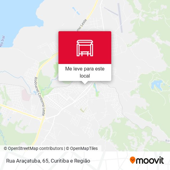 Rua Araçatuba, 65 mapa