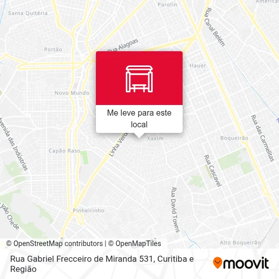 Rua Gabriel Frecceiro de Miranda 531 mapa