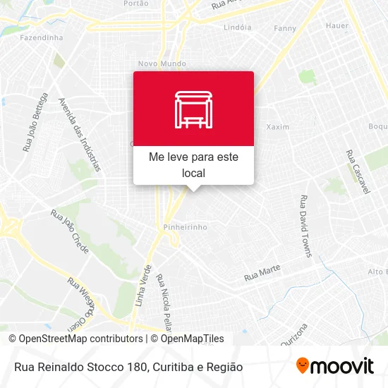 Rua Reinaldo Stocco 180 mapa