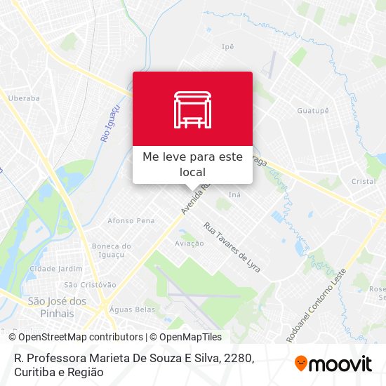 R. Professora Marieta De Souza E Silva, 2280 mapa