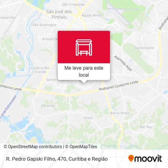 R. Pedro Gapski Filho, 470 mapa