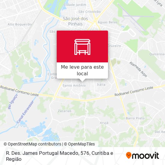 R. Des. James Portugal Macedo, 576 mapa