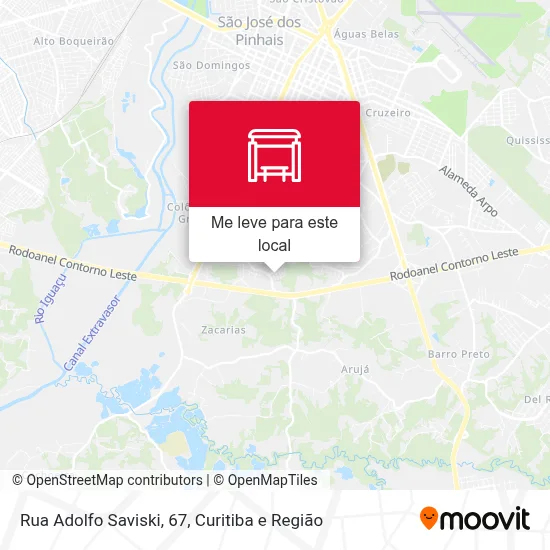 Rua Adolfo Saviski, 67 mapa