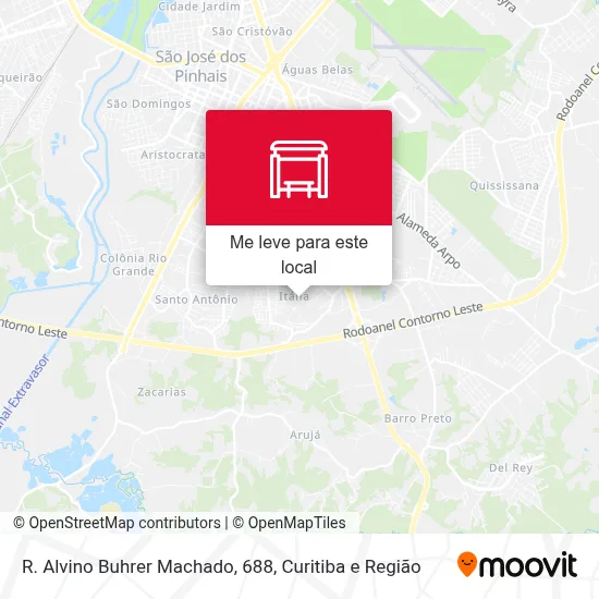R. Alvino Buhrer Machado, 688 mapa