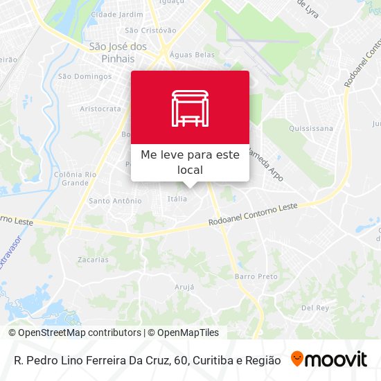 R. Pedro Lino Ferreira Da Cruz, 60 mapa