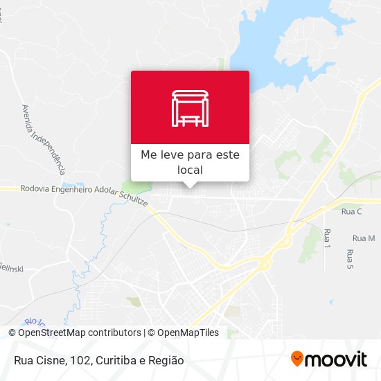Rua Cisne, 102 mapa