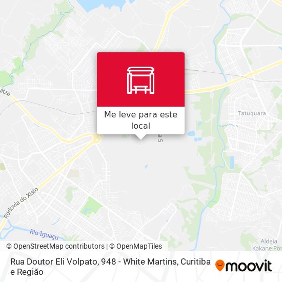 Rua Doutor Eli Volpato, 948 - White Martins mapa