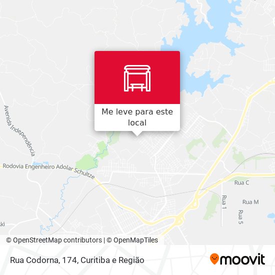 Rua Codorna, 174 mapa