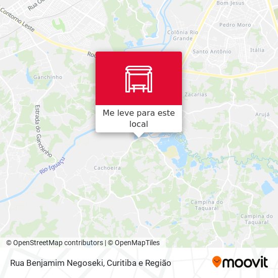 Rua Benjamim Negoseki mapa