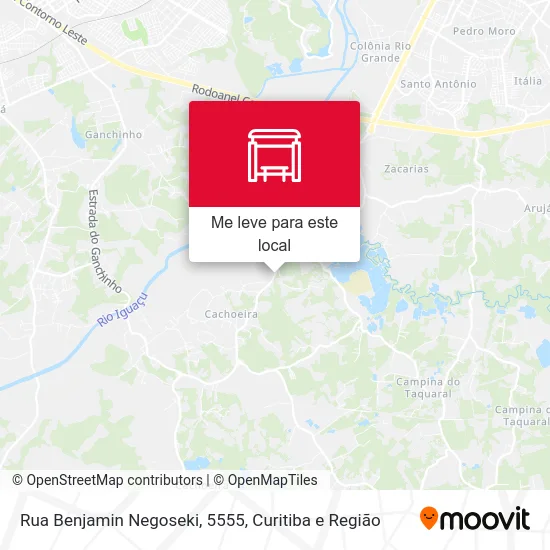 Rua Benjamin Negoseki, 5555 mapa