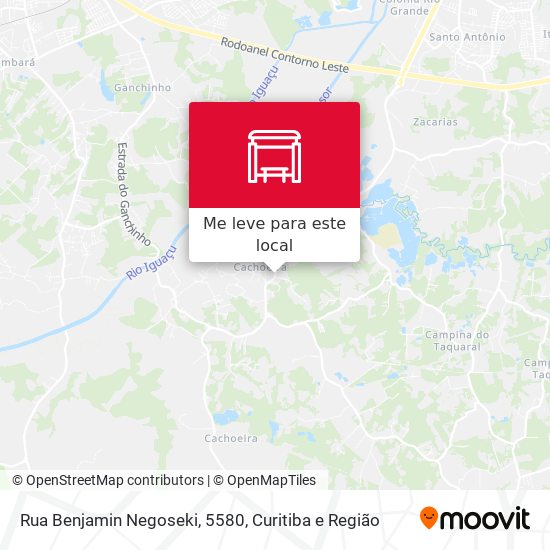 Rua Benjamin Negoseki, 5580 mapa