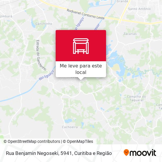 Rua Benjamin Negoseki, 5941 mapa