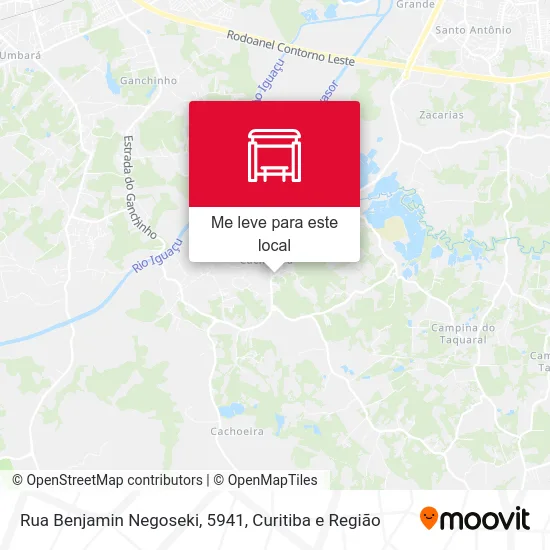 Rua Benjamin Negoseki, 5941 mapa