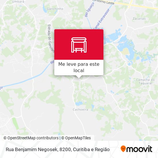 Rua Benjamim Negosek, 8200 mapa