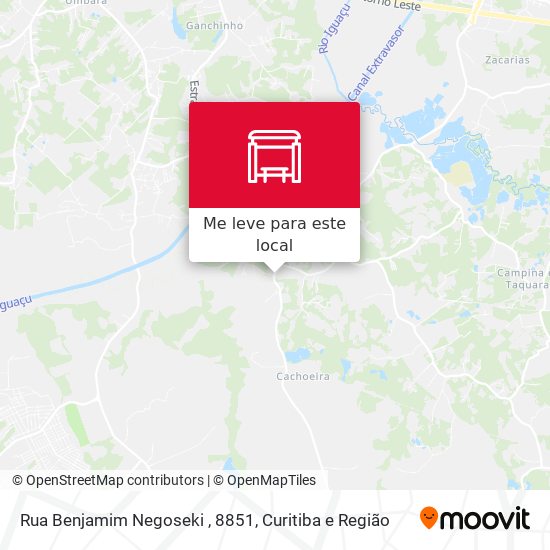 Rua Benjamim Negoseki , 8851 mapa