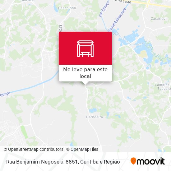 Rua Benjamim Negoseki, 8851 mapa