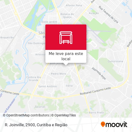 R. Joinville, 2900 mapa