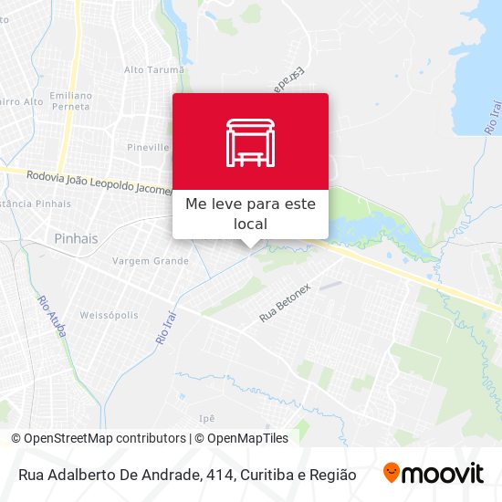 Rua Adalberto De Andrade, 414 mapa