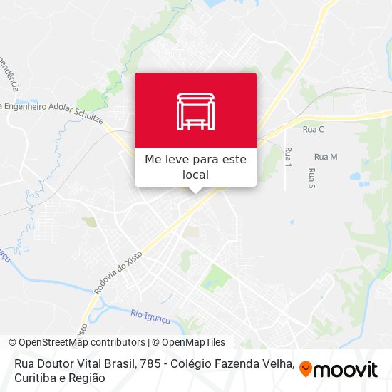 Rua Doutor Vital Brasil, 785 - Colégio Fazenda Velha mapa