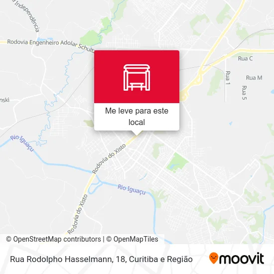 Rua Rodolpho Hasselmann, 18 mapa