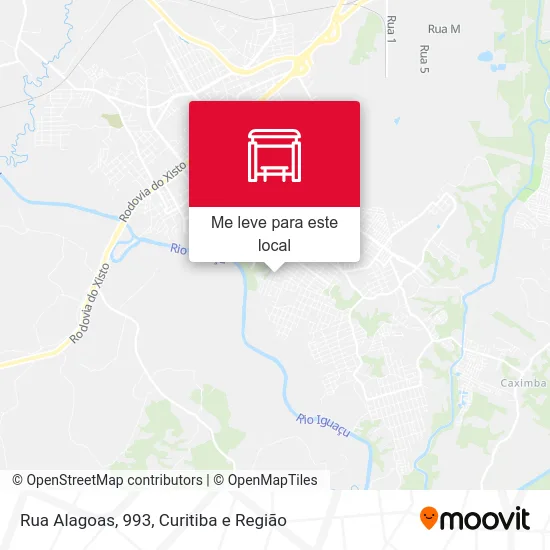 Rua Alagoas, 993 mapa