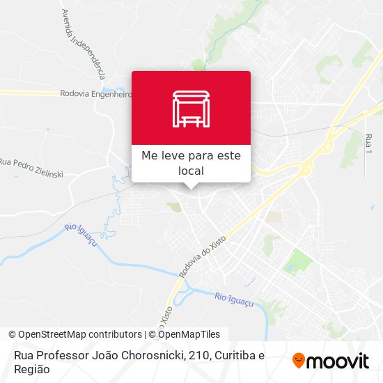 Rua Professor João Chorosnicki, 210 mapa