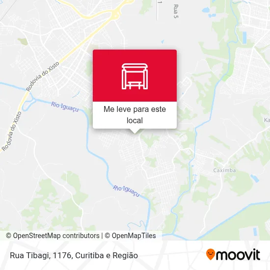 Rua Tibagi, 1176 mapa