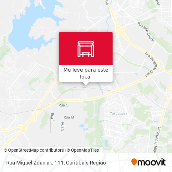 Rua Miguel Zdaniak, 111 mapa