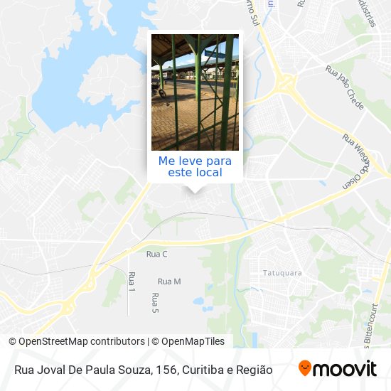Rua Joval De Paula Souza, 156 mapa