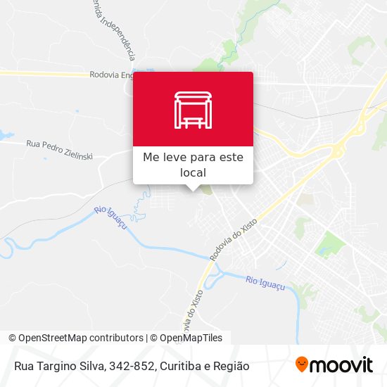 Rua Targino Silva, 342-852 mapa