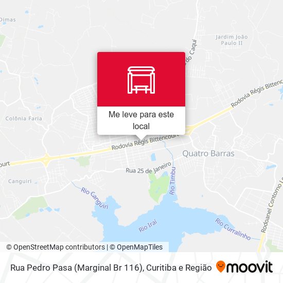 Rua Pedro Pasa (Marginal Br 116) mapa