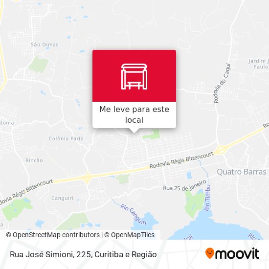 Rua José Simioni, 225 mapa