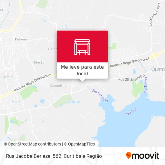 Rua Jacobe Berleze, 562 mapa