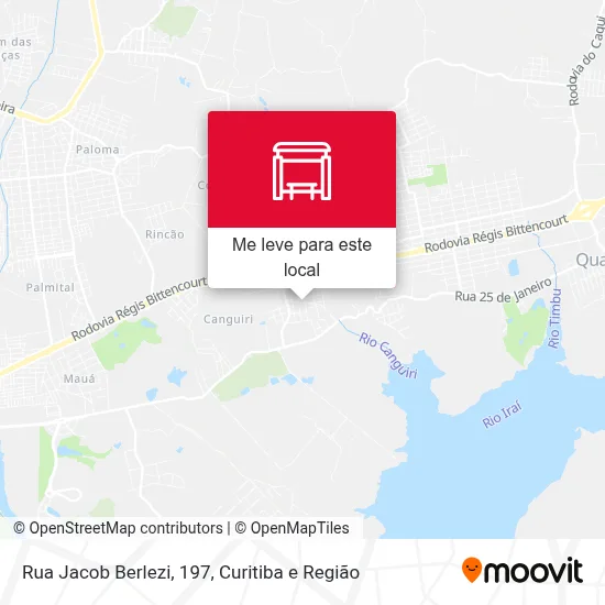 Rua Jacob Berlezi, 197 mapa