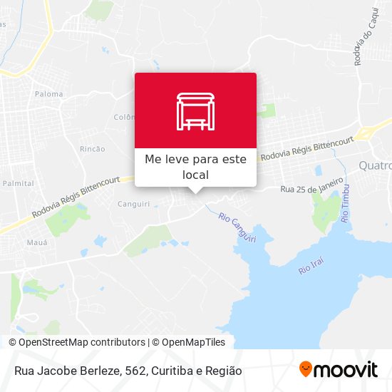 Rua Jacobe Berleze, 562 mapa