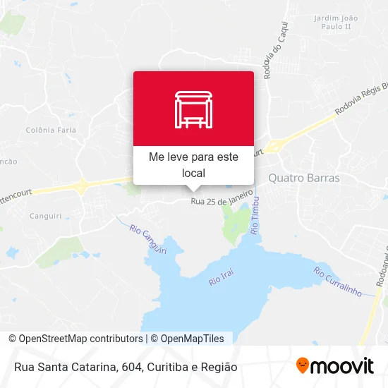 Rua Santa Catarina, 604 mapa