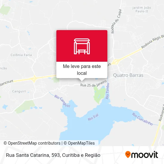 Rua Santa Catarina, 593 mapa