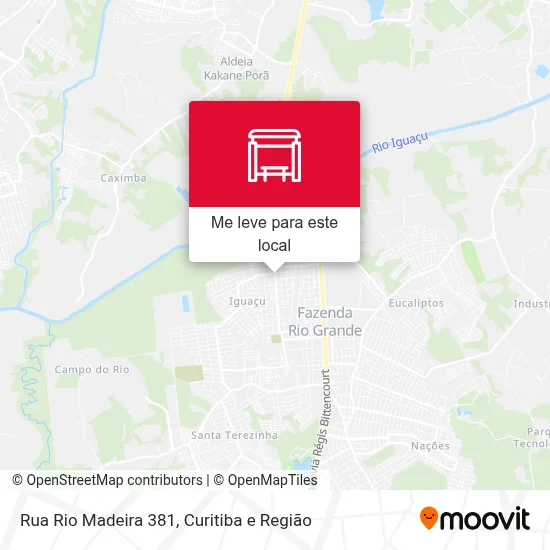 Rua Rio Madeira 381 mapa