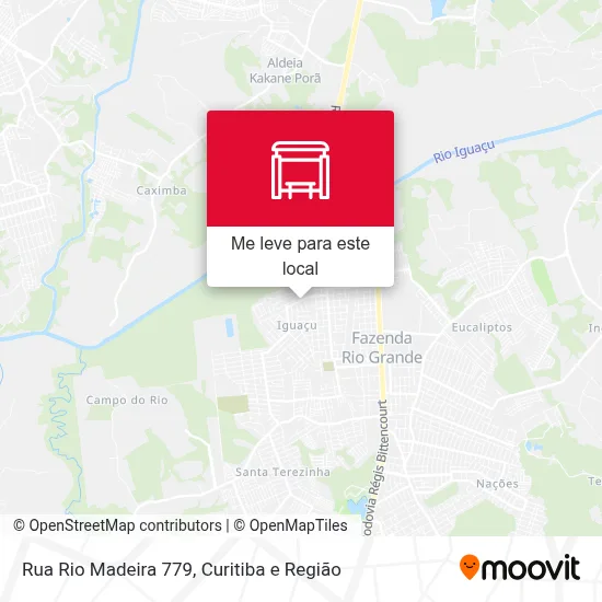 Rua Rio Madeira 779 mapa